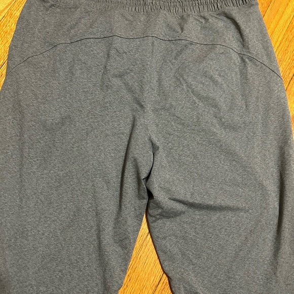 J. Jill Fit SZ L  Black Grey Drawstring Waist Lounge Pants Cropped Lightweight - Picture 8 of 9